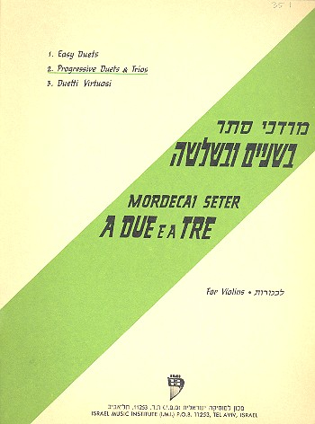 A due e a tre vol.2 Progressive Duets and Trios for 2 violins