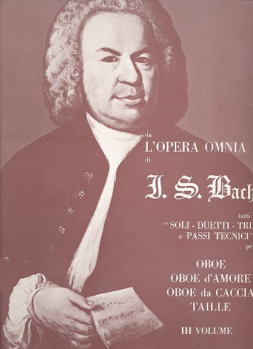 Da l&#039;opera omnia di J.S. Bach Tutti i soli, duetti, trii e passi technici per