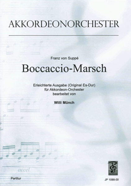 Boccaccio-Marsch für Akkordeonorchester