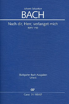 Nach dir, Herr, verlanget mich Kantate Nr.150 BWV150