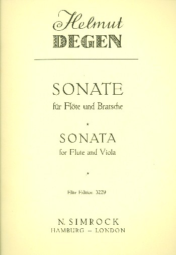 Sonate für Flöte und Viola