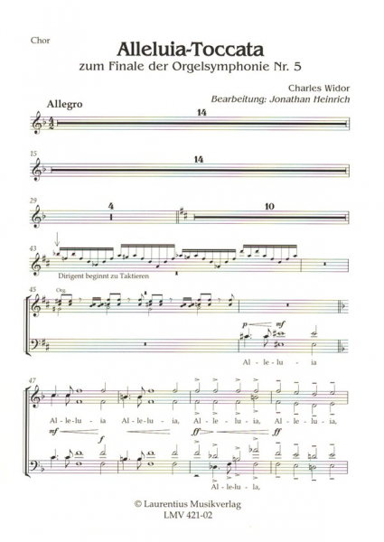 Alleluia-Toccata für gem Chor und Orgel