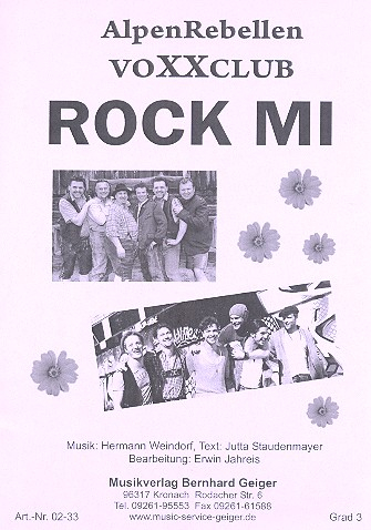 Rock mi: für Blasorchester