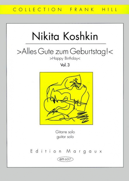 Alles Gute zum Geburtstag Band 3 - Leichte Stücke für Gitarre
