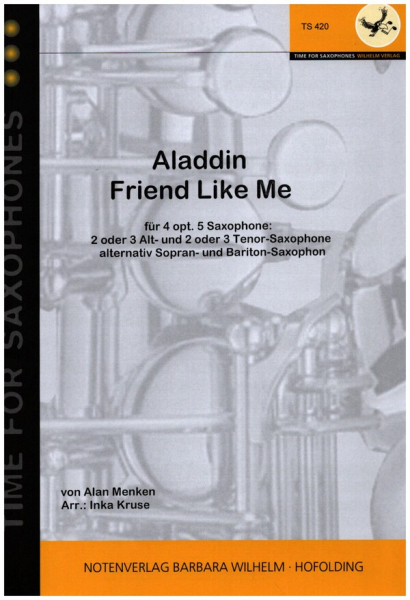 Aladdin - Friend like me für 4-5 Saxophone