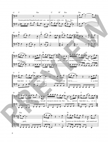 Spielband für Cello Pop for Cello 3