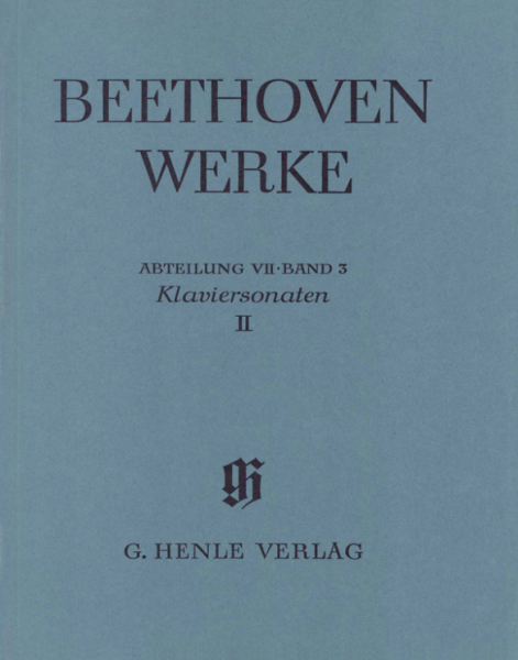 Beethoven Werke Abteilung 7 Band 3 Sonaten für Klavier Band 2 (broschiert)
