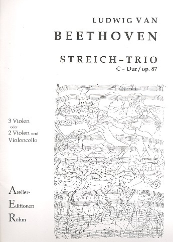 Trio D-Dur op.87 für 3 Violen (2 Violen und Violoncello)