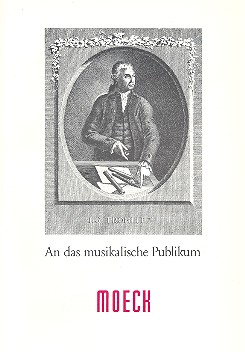 An das musikalische Publikum Faksimile 1796