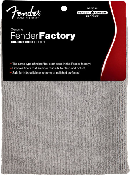 Fender Factory Micofiber Cloth, grey, Zubehör Instrumente, Grau - Image 3