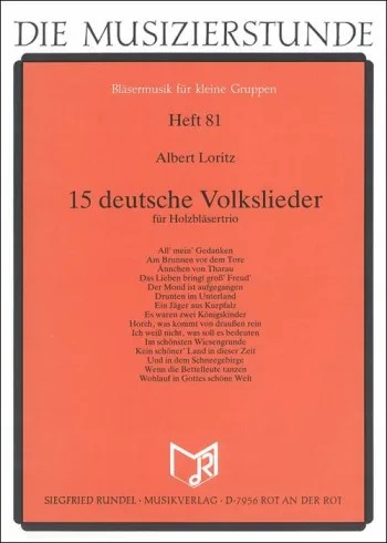 Trio 15 deutsche Volkslieder