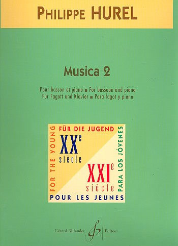 Musica 2 pour basson et piano Basson et piano