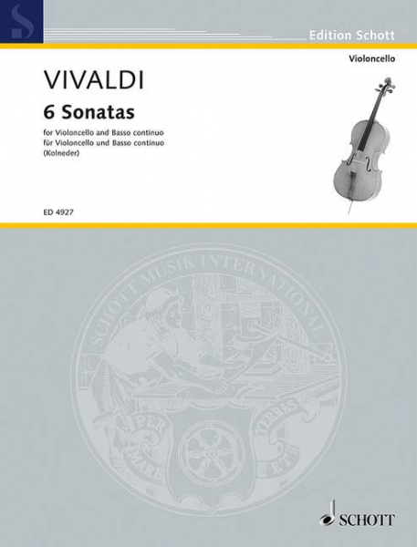 Sonaten für Cello 6 Sonaten