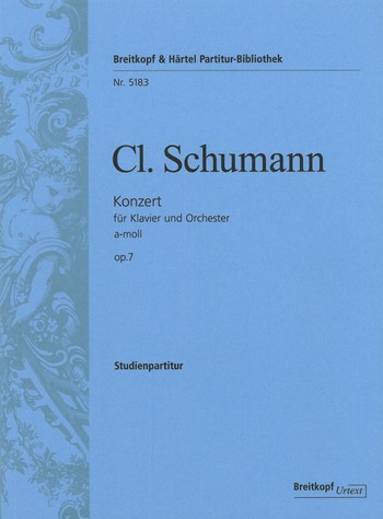 Studienpartitur Konzert a-moll op.7