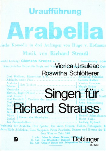 Singen für Richard Strauss Erinnerungen und Dokumente
