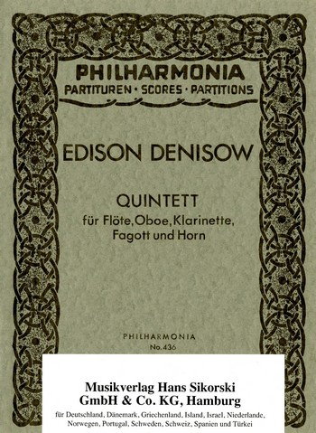 Quintett für Flöte, Oboe, Klarinette, Fagott und Horn