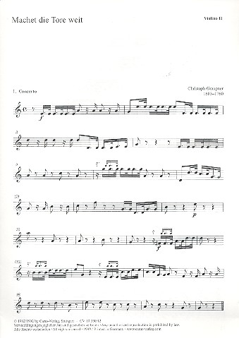 Machet die Tore weit für Soli, Chor und Orchester