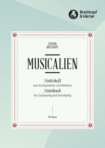Notizheft zum Komponieren und Notieren (Din A6, 32 Seiten) Musicalien Edition Breitkopf