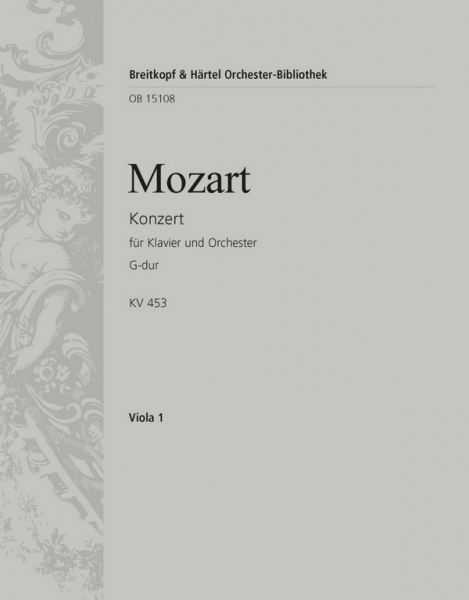 Konzert G-Dur KV453 für Klavier und Orchester