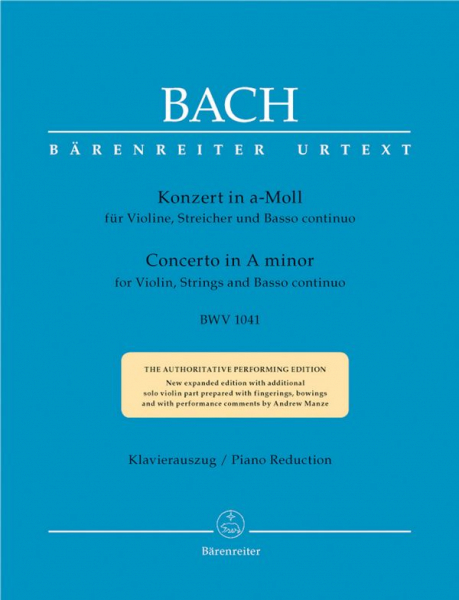 Konzert a-Moll BWV1041 für Violine, Streicher und Bc