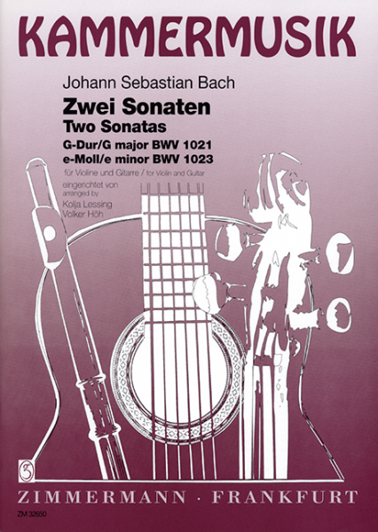2 Sonaten G-Dur BWV1021 und e-Moll BWV1023 für Violine und Gitarre