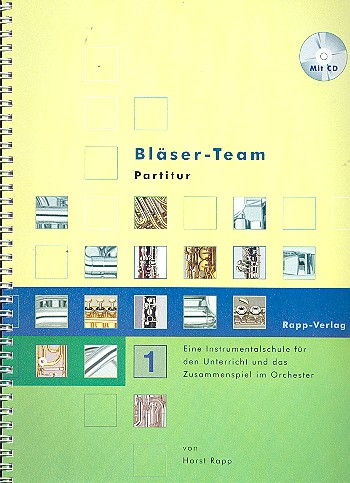 Partitur Bläser-Team Band 1 (+CD)