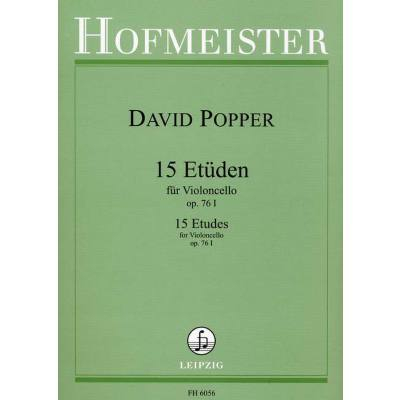 Etüden Cello 15 Etüden op. 76 I