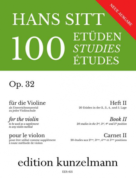 100 Etüden op.32 Band 2 für Violine