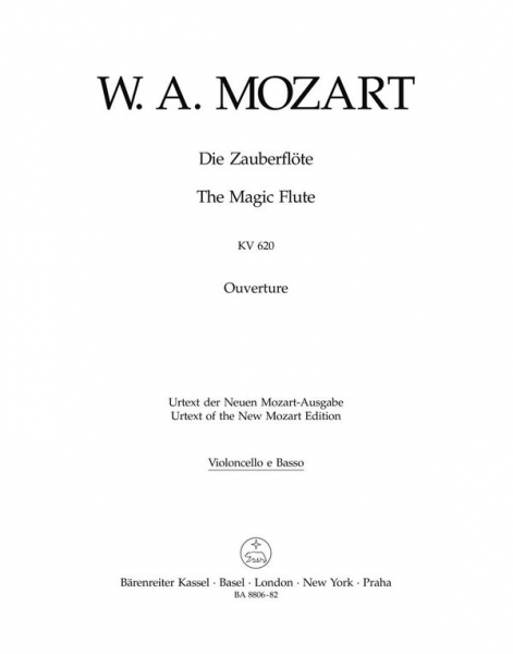 Ouvertüre zu Die Zauberflöte KV620 für Orchester