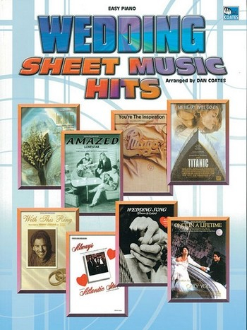 Wedding sheet music hits: for easy piano/vocal/guitar