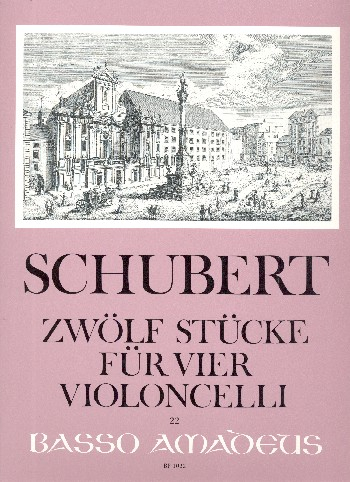 12 Stücke für 4 Violoncelli