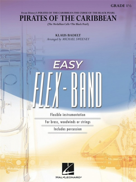 Pirates of the Caribbean for 5-part flexible band and opt. strings
