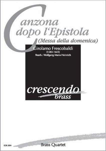 Canzona dopo l&#039;Epistola (Messa della domenica) für Brass Quartet