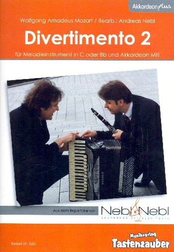 Divertimento Band 2 für Melodieinstrument in C (B) und Akkordeon