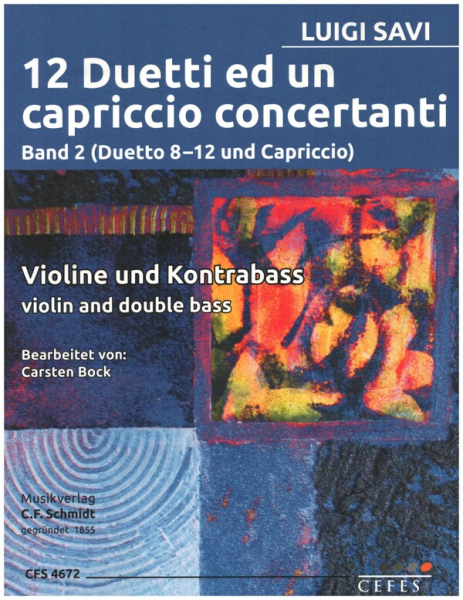 12 Duetti ed un capriccio concertanti Band 1 (Duetto 8-12 und Capricci für Violine und Kontrabass