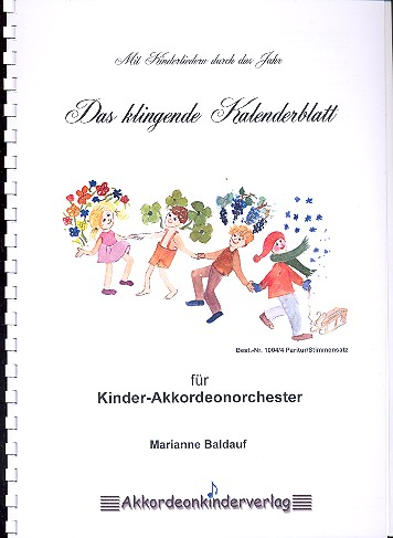 Das klingende Kalenderblatt für Kinder-Akkordeonorchester