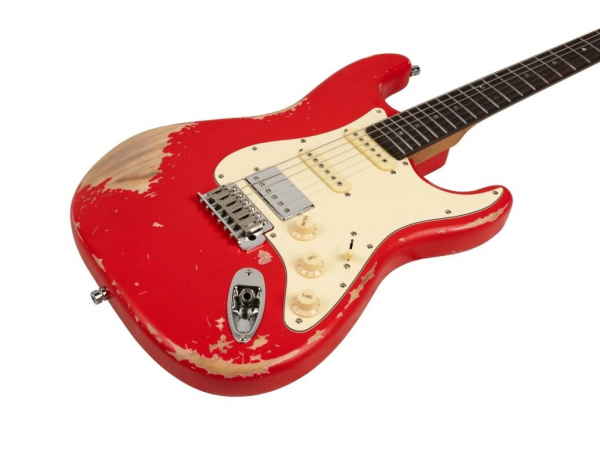E- Gitarre Henry's Snake ST-1 Relic Cobra-Red RETOURE