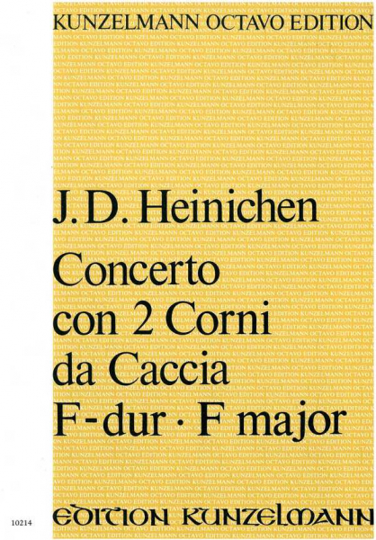 Concerto F-Dur für 2 Corni da caccia und Streicher