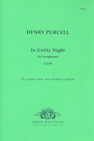 In guilty night Z134 for soprano, tenor, bass and bc, parts
