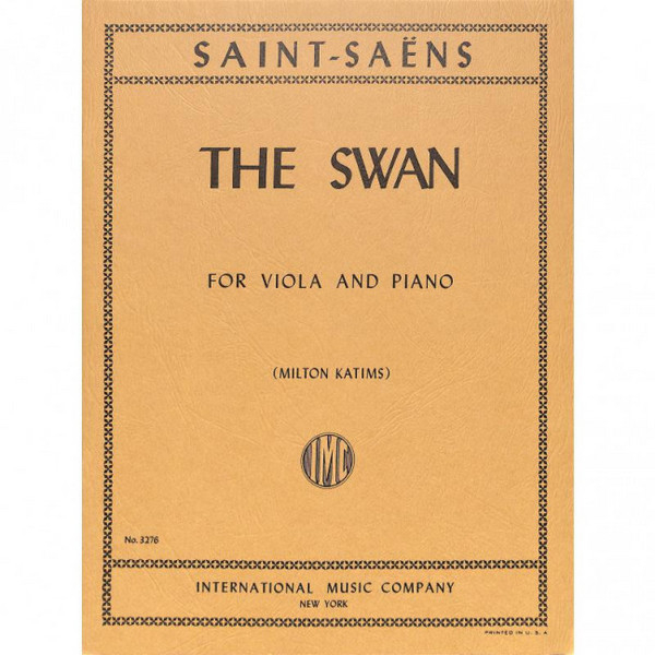 The Swan for viola and piano