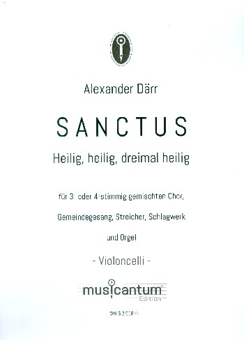 Sanctus für gem Chor (SAM/SATB), Gemeinde und Orgel (Instrumente ad lib)