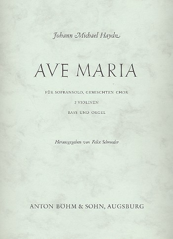 Ave Maria für Sopran, gem Chor und Orchester