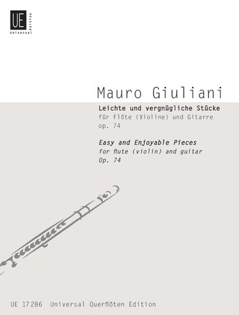 Leichte und vergnügliche Stücke op.74 für Flöte (Violine) und Gitarre