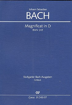 Magnificat D-Dur BWV243 für Soli (SSATB), Chor (SSATB) und Orchester