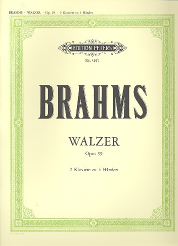 5 Walzer aus op.39 für 2 Klaviere zu 4 Händen