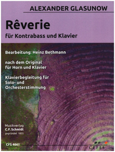 Rêverie für Kontrabass und Klavier