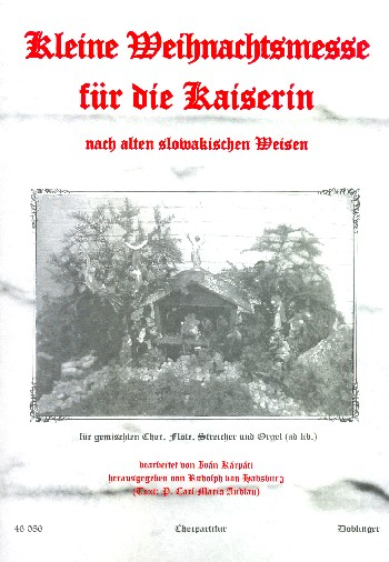 Kleine Weihnachtsmesse für gem Chor, Flöte, Streicher und Orgel