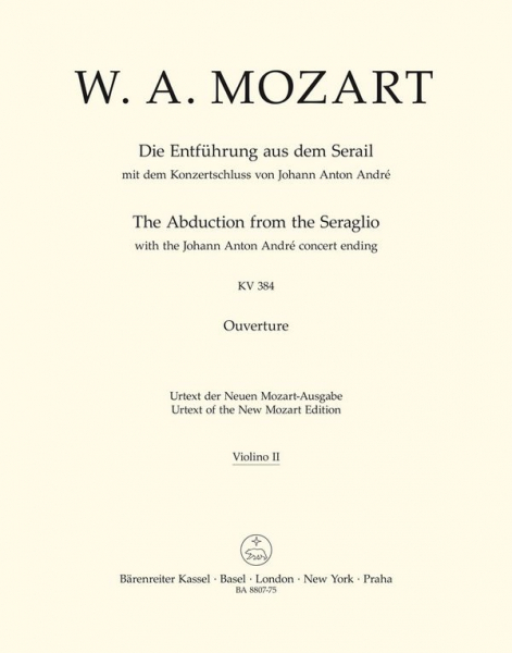 Die Entführung aus dem Serail KV384 (Ouvertüre) für Orchester,