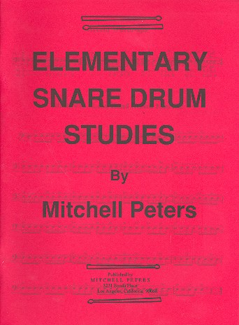 Schule für Schlagzeug Elementary Snare Drum Studies
