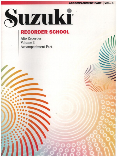 Suzuki Alto Recorder School vol.3 for alto recorder
